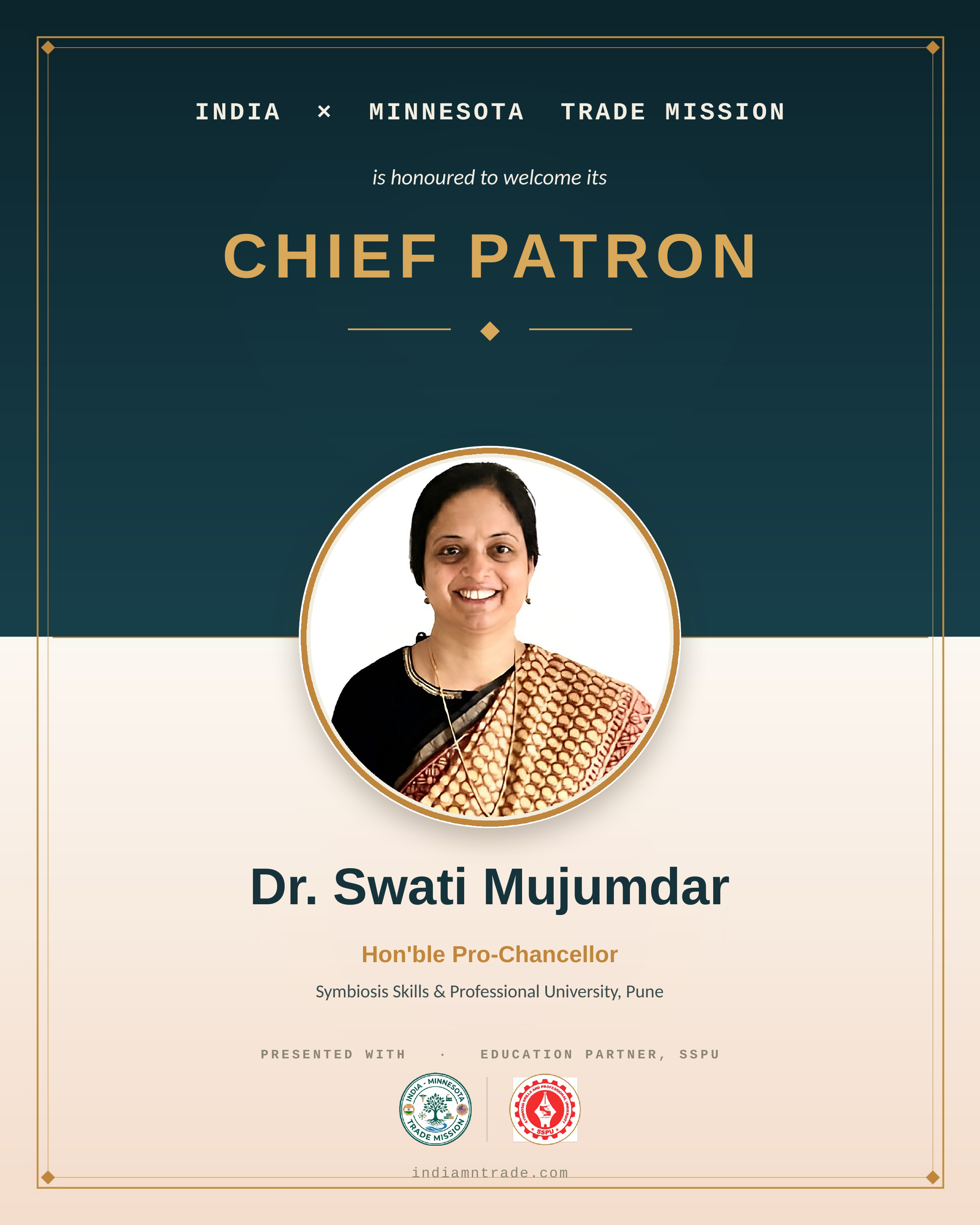 Dr. Swati Mujumdar, Chief Patron